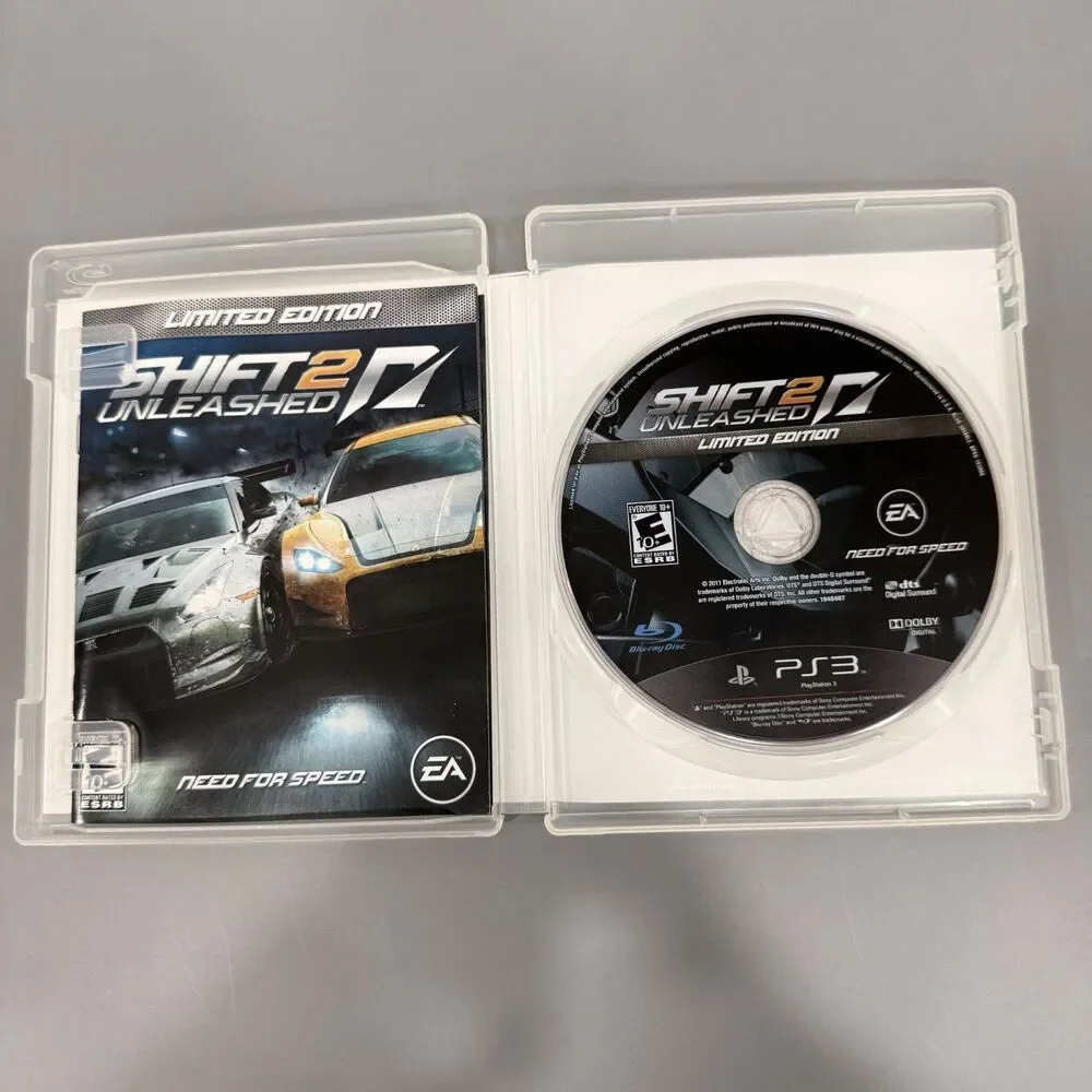 Shift 2: Unleashed Limited Edition (Sony PlayStation 3 PS3, 2011) With Manual